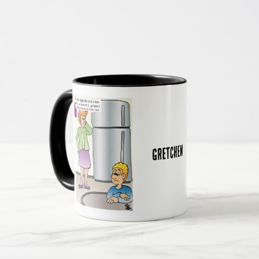 Ondeugende woorden Combo Mok (Voorkant links)