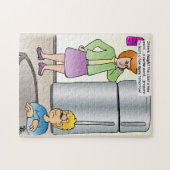 Ondeugende woorden JiGsaw Puzzle Legpuzzel (Horizontaal)