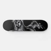 Ondode aap met Harmonica Skateboard (Horizontaal)