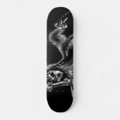 Ondode aap met Harmonica Skateboard (Voorkant)