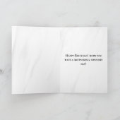 Ondode Drager Verjaardag Kaart (Binnen)