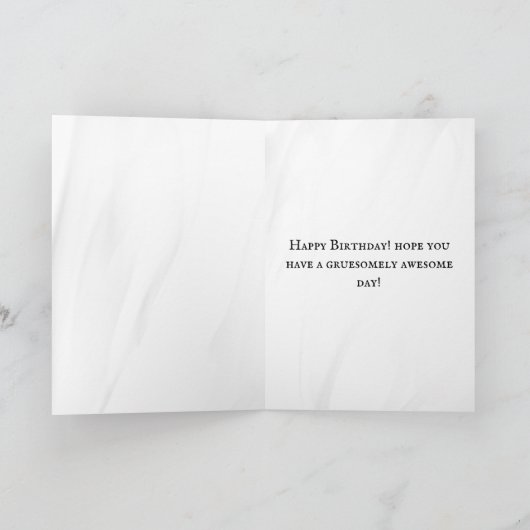 Ondode Drager Verjaardag Kaart (Binnen)