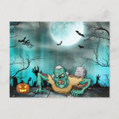 Ondode en ongehinderde Halloween Holiday Briefkaar Feestdagenkaart (Voorkant)