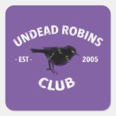 Ondode Robins sticker (Voorkant)