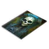 Ondode Woman Skeleton Horror Notitieboek (Linkerzijde)