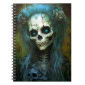 Ondode Woman Skeleton Horror Notitieboek (Voorkant)