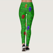 Ondode Zombie-hoofden werken samen Leggings (Achterkant)