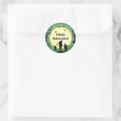 Ondode Zombies Zombie Halloween Feest Ronde Sticker (Tas)