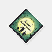 Ondode Zombies Zombie Halloween Party Servet (Hoek)