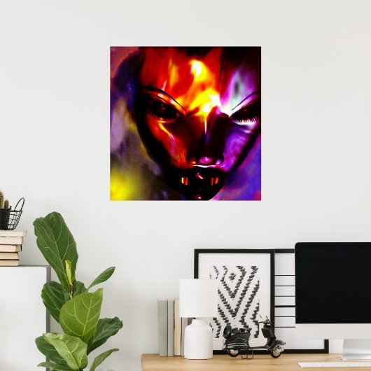 ondode zonneschijn poster (Thuiskantoor)