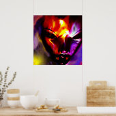 ondode zonneschijn poster (Keuken)