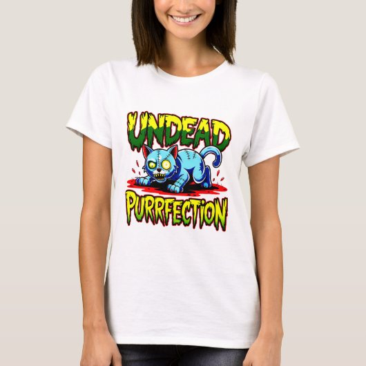 Ondoden Purrfectie T-shirt (Voorkant)