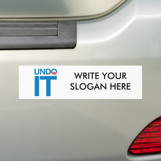 ONDOEN BUMPERSTICKER (Op auto)
