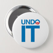 ONDOEN RONDE BUTTON 4,0 CM (Voorkant /achterkant)