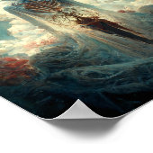 Ondood, donker Poster van de Fantastische Kunst (Hoek)