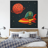 ondood Man Canvas Afdruk (Insitu (Slaapkamer))