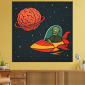 ondood Man Canvas Afdruk (Insitu (Woonkamer))