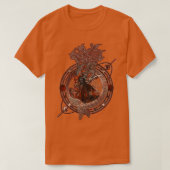 Ondood Necromancer Zombie Warlock T-shirt (Design voorkant)