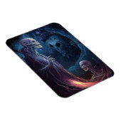 Ondood skelet maakt horrorkunst magneet (Rechterzijde)