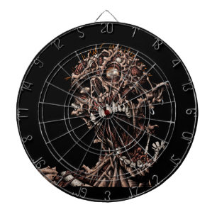 Ondood Zombie's gehuld Rotten Flesh Cry Dartbord
