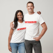 Ondoordacht stempel t-shirt (Unisex)