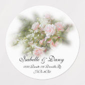 Ondoordringbare, ronde, gemiddelde labels (Design 1)