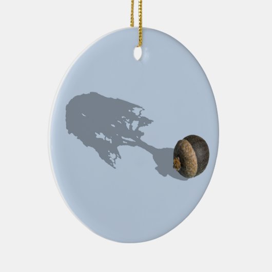 "ondoorgrondelijk potentieel" DUBBELE ZUIVERE vers Keramisch Ornament (Rechts)