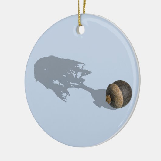 "ondoorgrondelijk potentieel" DUBBELE ZUIVERE vers Keramisch Ornament (Links)