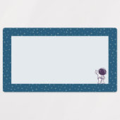 Ondoorlaatbare zelfklevende etiketten Astronaute Labels (Design 1)