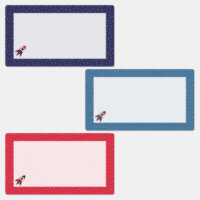 Ondoorlaatbare zelfklevende etiketten Astronaute