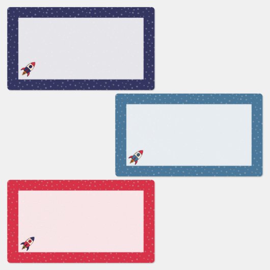 Ondoorlaatbare zelfklevende etiketten Astronaute Labels (Groep)