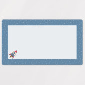 Ondoorlaatbare zelfklevende etiketten Astronaute Labels (Design 2)