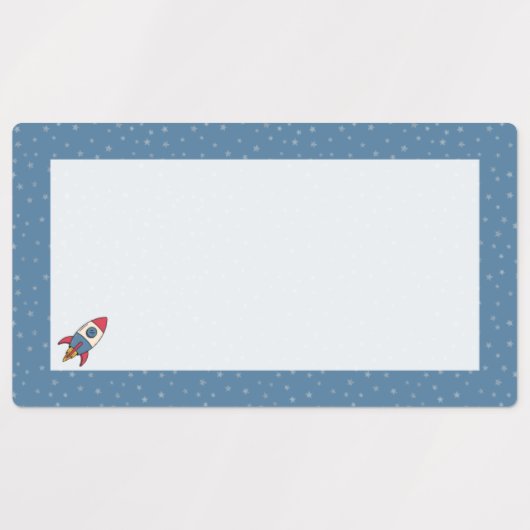 Ondoorlaatbare zelfklevende etiketten Astronaute Labels (Design 2)