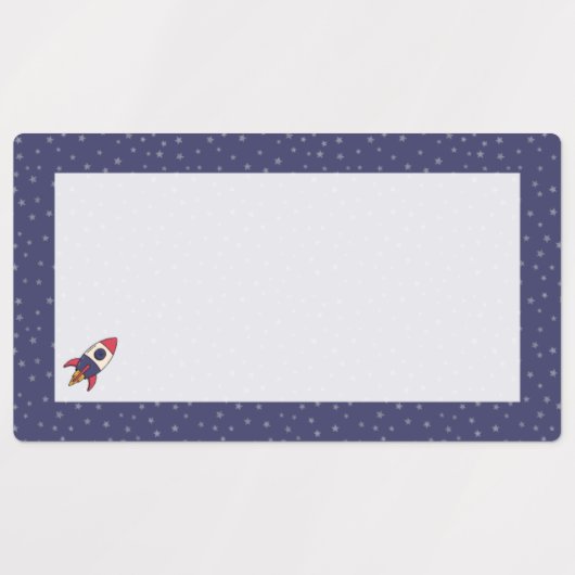 Ondoorlaatbare zelfklevende etiketten Astronaute Labels (Design 1)