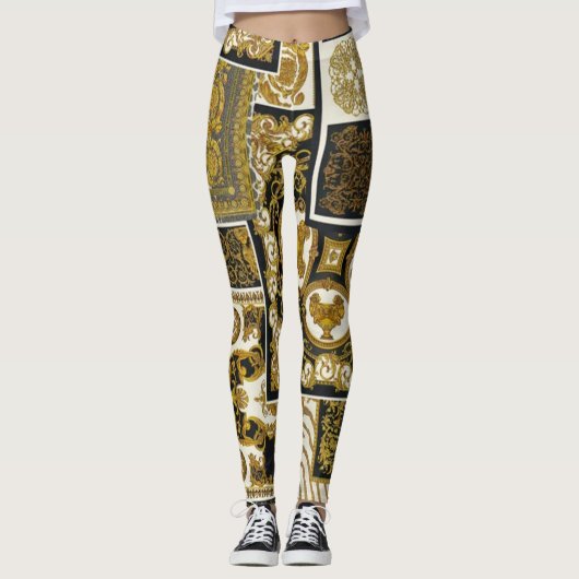 Ondoorzichtig ontwerp leggings (Voorkant)