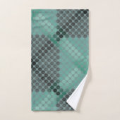 Ondoorzichtige en groene cirkel of bollen, waarbij bad handdoek (Handdoek)