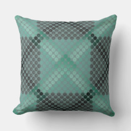 Ondoorzichtige en groene cirkel of bollen, waarbij kussen