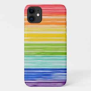 Ondoorzichtige regenboogstrepen Case-Mate iPhone case