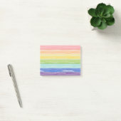 Ondoorzichtige regenboogstrepen post-it® notes (Kantoor)