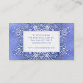 Ondoorzichtige stijftextuur. visitekaartje (Achterkant)