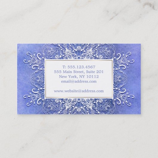 Ondoorzichtige stijftextuur. visitekaartje (Achterkant)