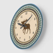 Ondoorzichtige tijd grote klok (Hoek)