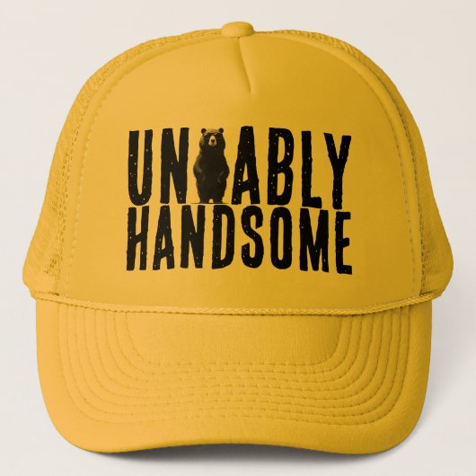 Ondraaglijk knap Beer Trucker Pet (Voorkant)