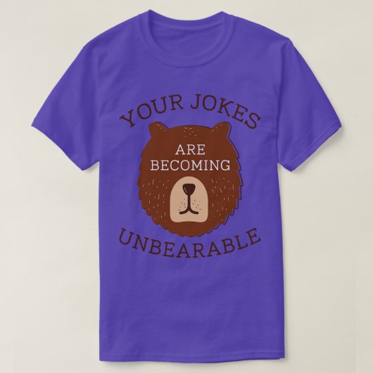 Ondraaglijke grappen 1 t-shirt (Design voorkant)