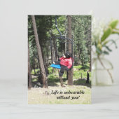  ondraaglijke Kaart (Staand voorkant)