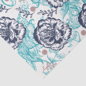 Onduidelijke ontkoppeling van blauwvintonijn tissuepapier (Detail)