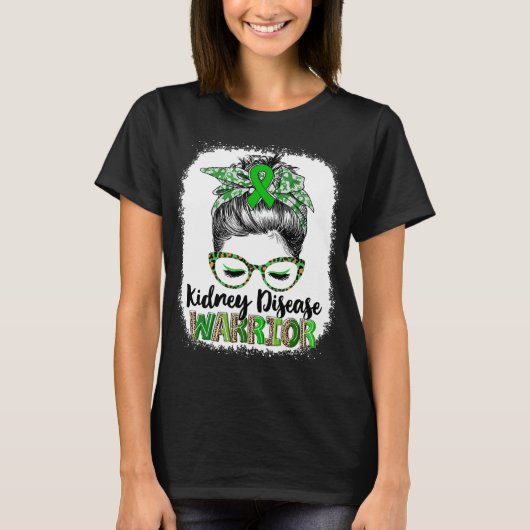Ondulerende Knot Nierziekte Krijger T-shirt (Voorkant)