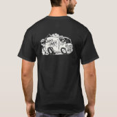 One 7 Six X House Party Distro Creeper van Unisex T-shirt (Achterkant)