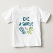One-A-Saurus Baby T-shirt (Voorkant)