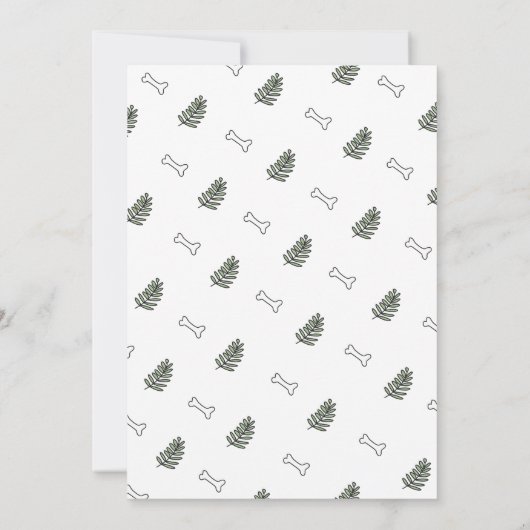 One-a-saurus Birthday Party Invitation Kaart (Achterkant)